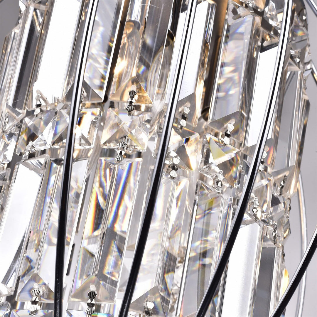 Hong Kong Best New Zhu Yuan Lighting Co. Argo 3Light Chrome SemiFlush Mount - Diamond Home USA