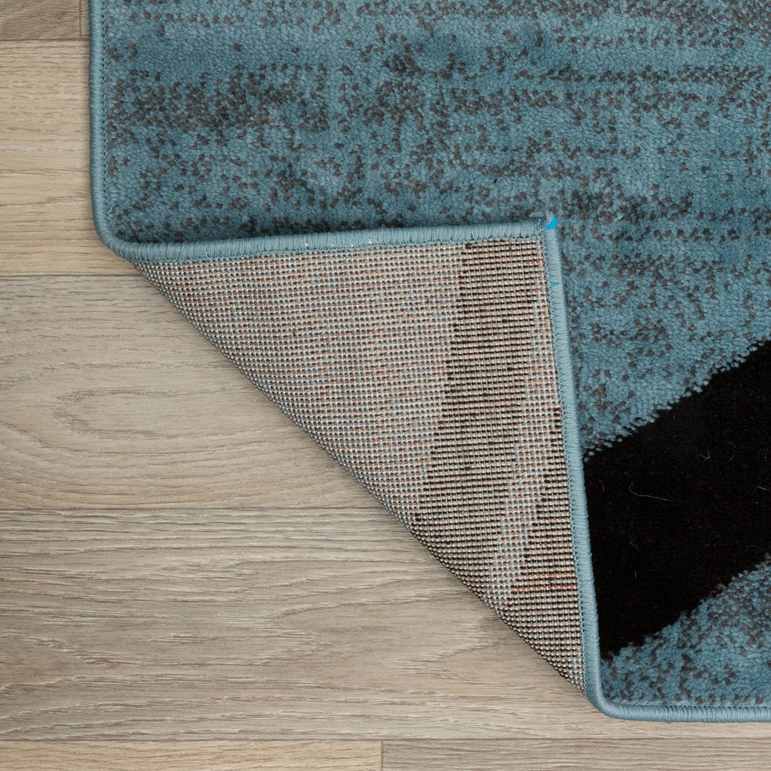 Rugshop Contemporary Abstract Circles Design Area Rug