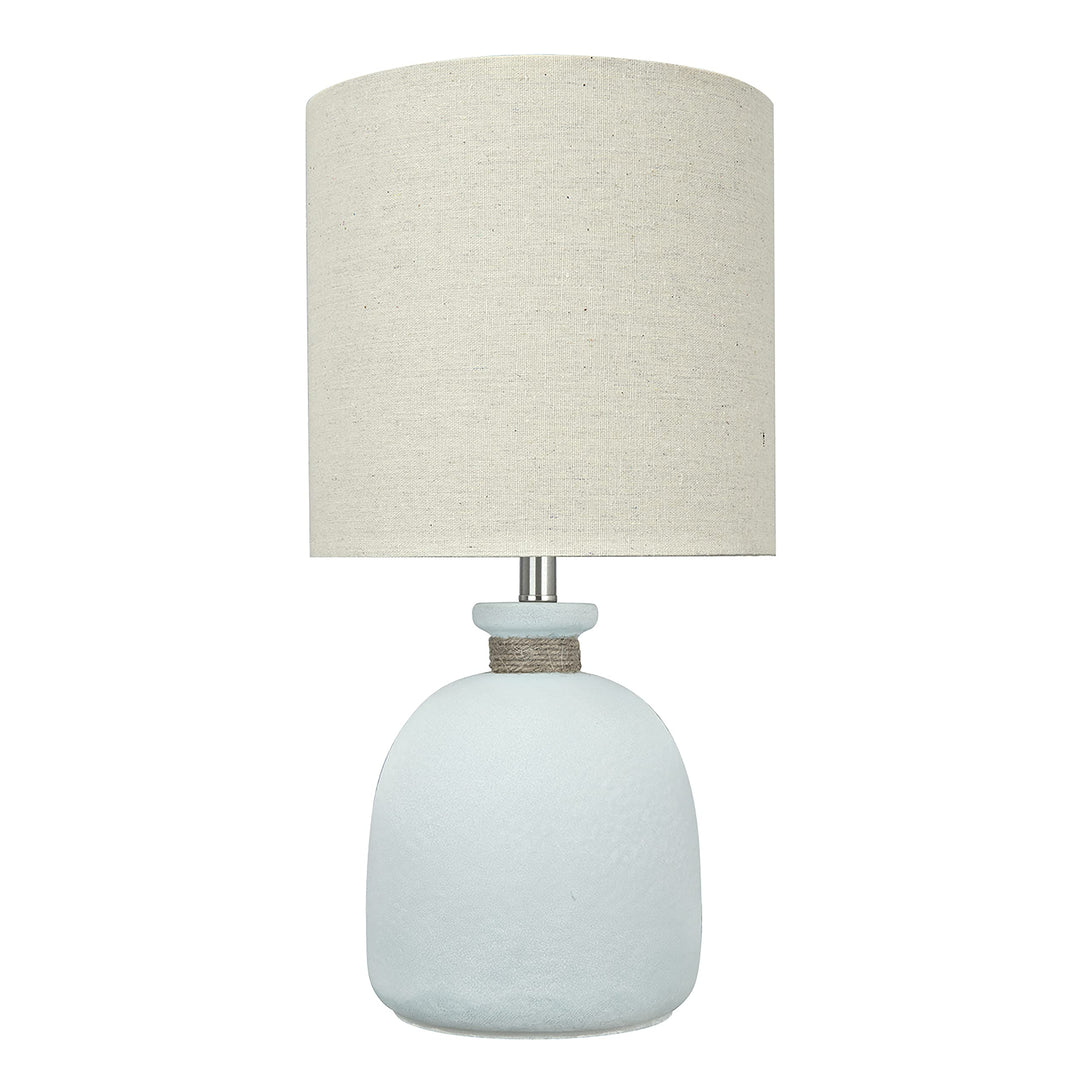 Aspen Creative 40141A 19 1/2" High Modern Glass Table Lamp Pale Blue Glass
