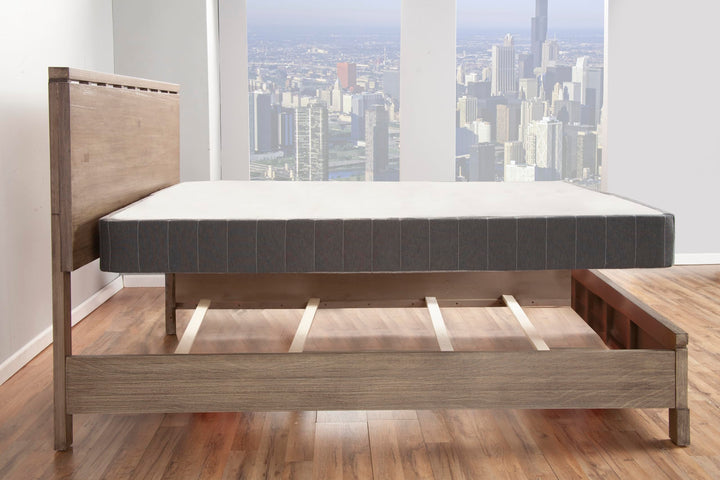 Hollywood Bed Frames Enforce Base Platform Queen Gray - Diamond Home USA