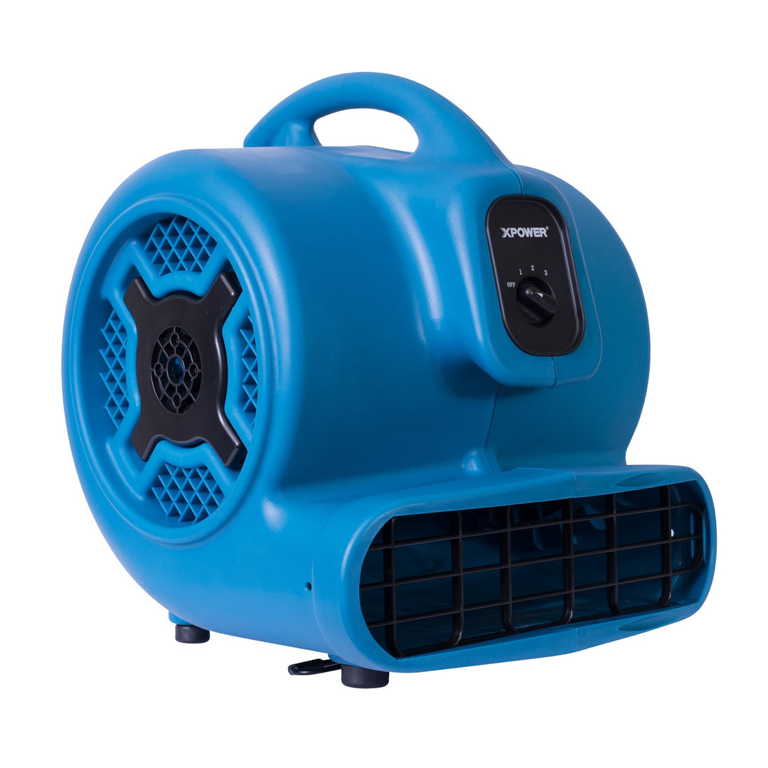 XPOWER P-800 Pro 3/4 HP 3200 CFM Centrifugal Air Mover Carpet Dryer Floor Fan
