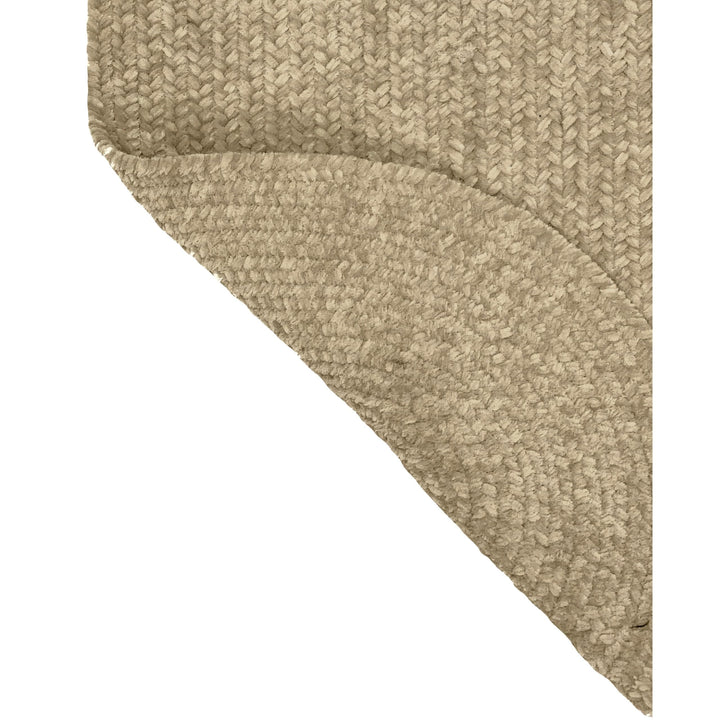 Better Trends Chenille Tweed & Solid Braid 100% Polyester Stain Resistant, Double Sided Reversible Indoor Area Rug