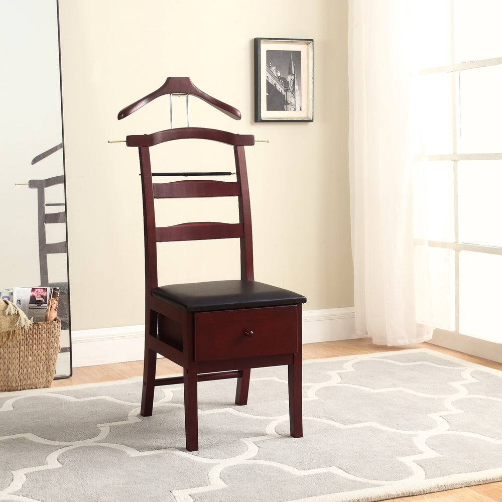 Proman Products Manchester Office Chair with Hanger & Valet Accessory & - Diamond Home USA