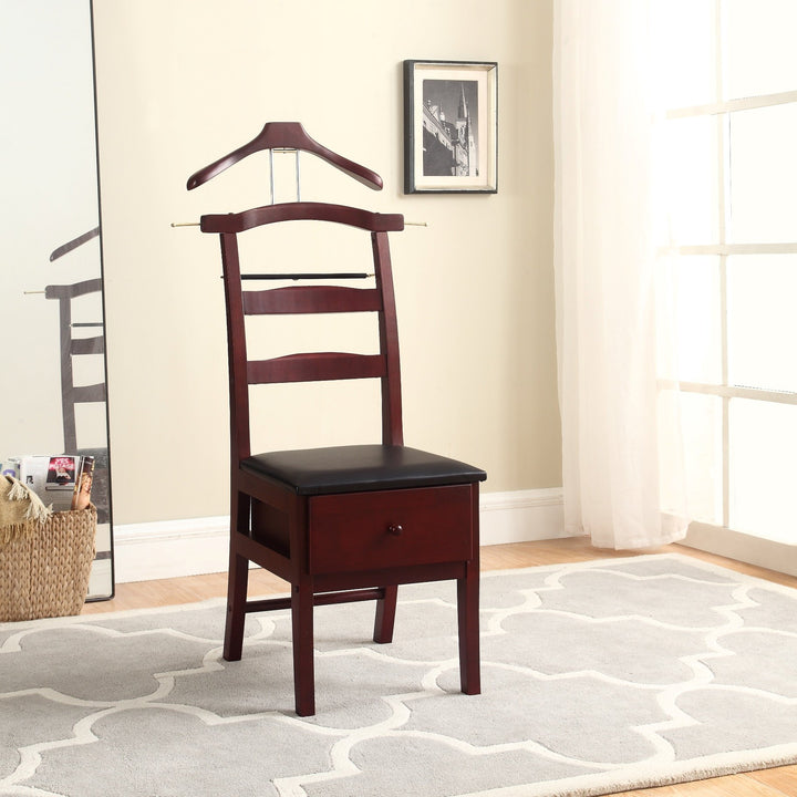 Proman Products Manchester Office Chair with Hanger & Valet Accessory & - Diamond Home USA