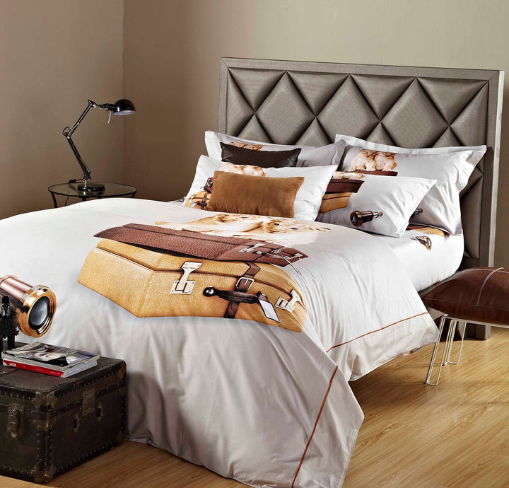 Dolce Mela DM484T 4-Piece Luxury Duvet Cover Set Twin - Diamond Home USA