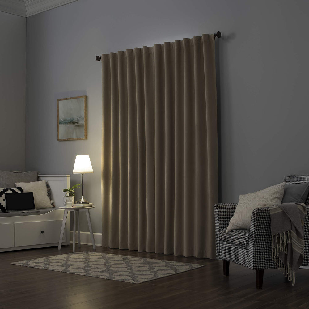 Sun Zero Hampshire Velvet Noise Reducing Thermal Extreme Total Blackout Back Tab - Diamond Home USA