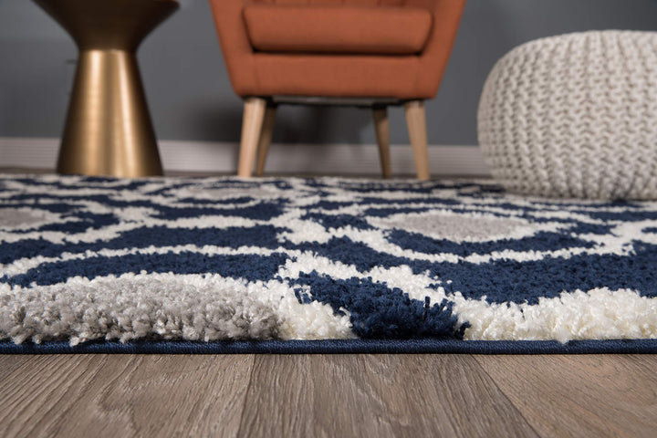 Porch & Den Touro Trellis Shag Area Rug