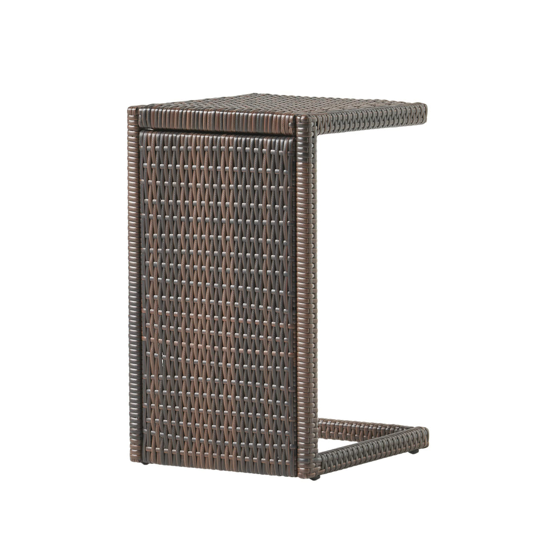 Christopher Knight Home CKH C-Shaped PE Accent Table Multibrown