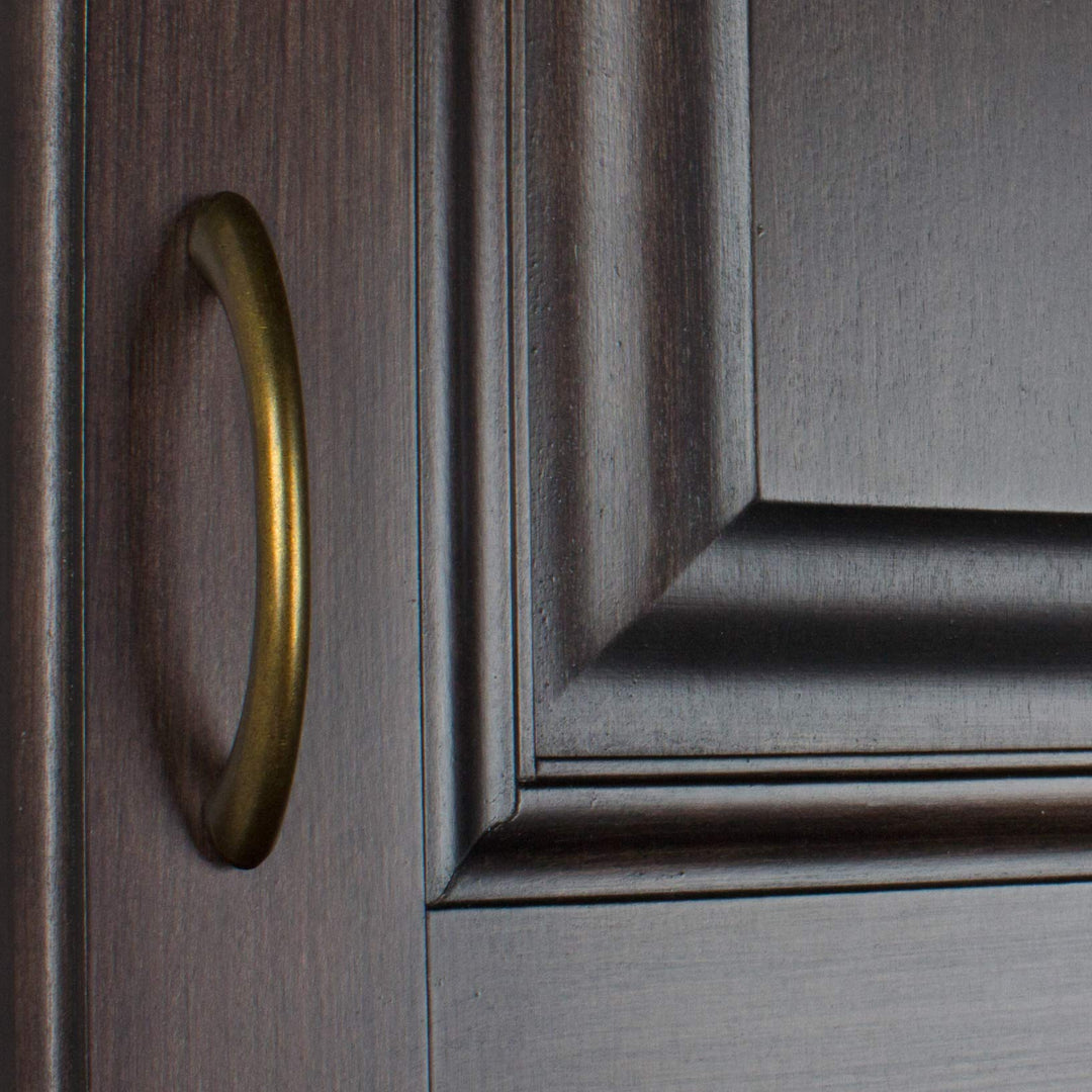 GlideRite Hardware 2-3/4" (2.75in) CC Antique Brass 10 Pack Cabinet Loop Pull - Diamond Home USA