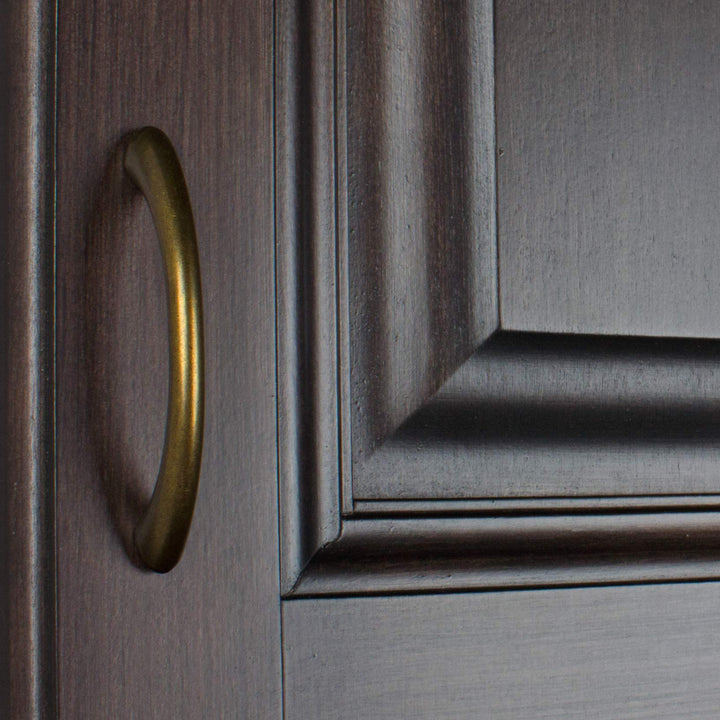 GlideRite Hardware 2-3/4" (2.75in) CC Antique Brass 10 Pack Cabinet Loop Pull - Diamond Home USA