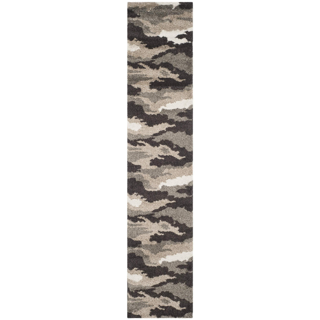 Brown Beige Camo Rug Grey Runner Carpet Camouflage Rugged Carpeting Living - Diamond Home USA