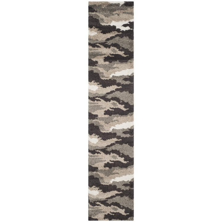 Brown Beige Camo Rug Grey Runner Carpet Camouflage Rugged Carpeting Living - Diamond Home USA