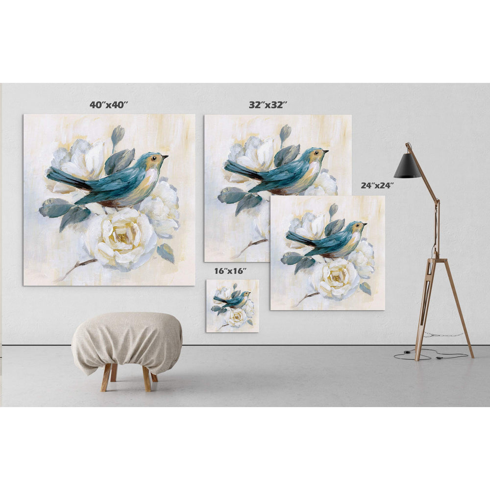 Wexford Home ' 'Morning Song I' Gallery Wrapped Canvas Wall Art 40x40 F - Diamond Home USA