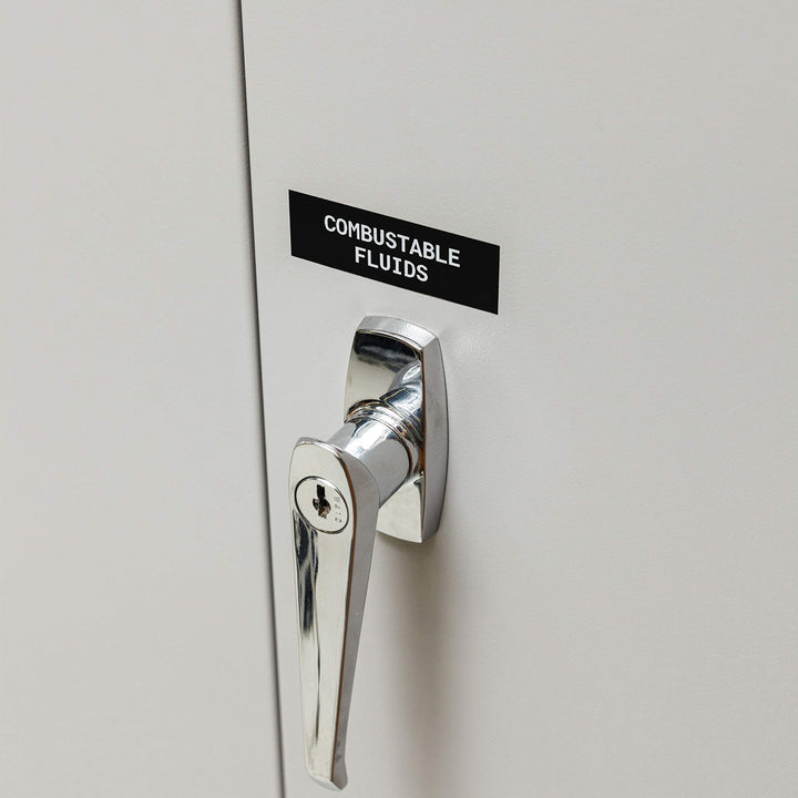 Brady Authentic (M21-375-595-BK) All-Weather Vinyl abel for Indoor/Outdoor ID - Diamond Home USA