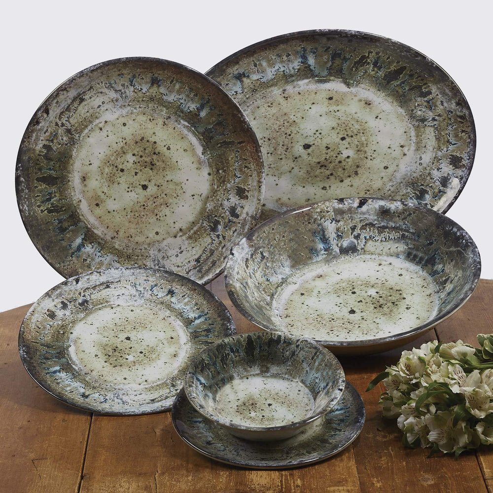 Certified International Radiance Cream Melamine 8.5"Salad/Dessert Plate Set of 6 - Diamond Home USA