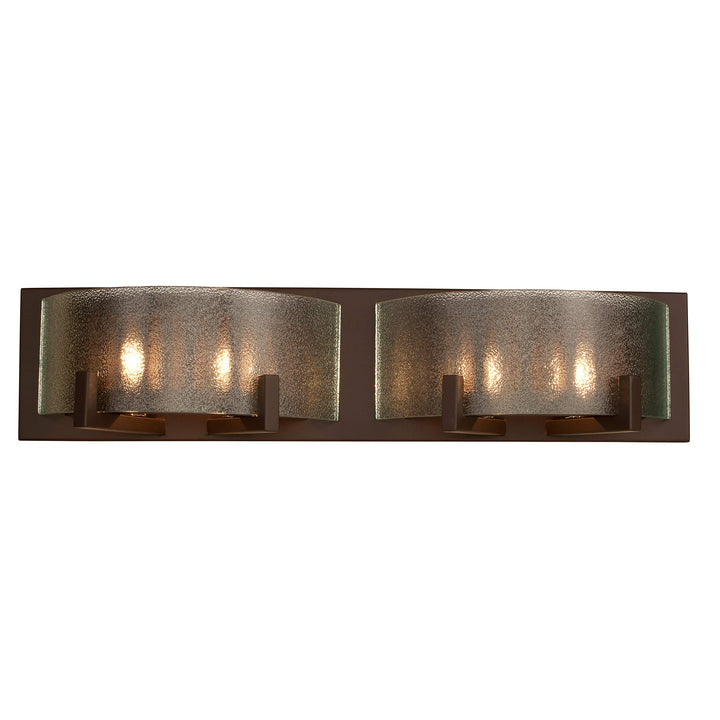 Firefly 4-light Industrial Bronze Bath Fixture Brown odern Contemporary Glass - Diamond Home USA