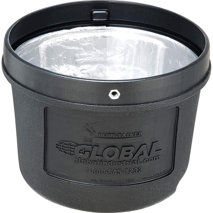 Global Industrial Black Outdoor Ashtray 1-1/2 Gallon - Diamond Home USA