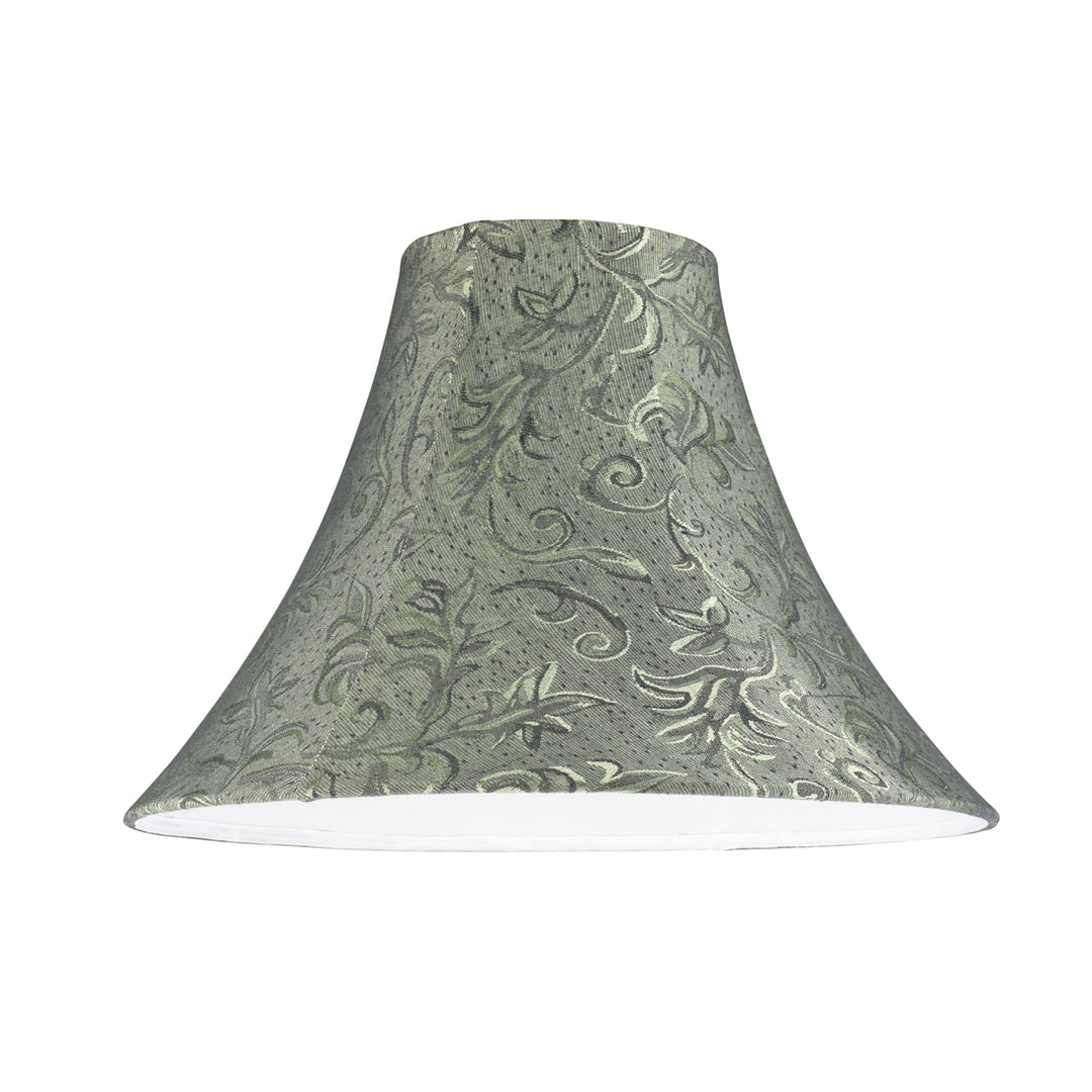 Aspen Creative 30081 Transitional Bell Shape Spider Construction Lamp Shade in