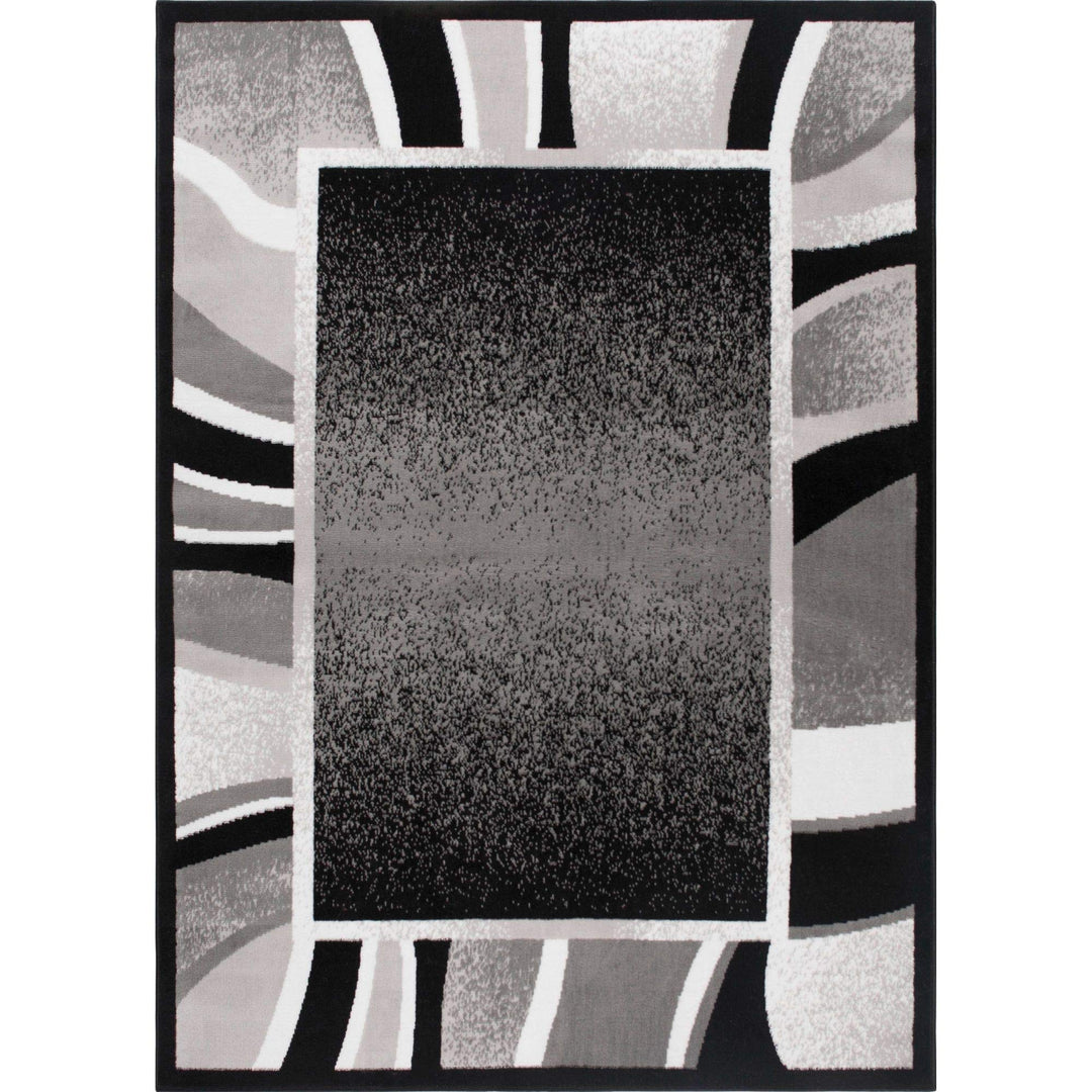 Home Dynamix Lyndhurst Rotana Modern Area Rug Contemporary Blue/Gray/Ivory