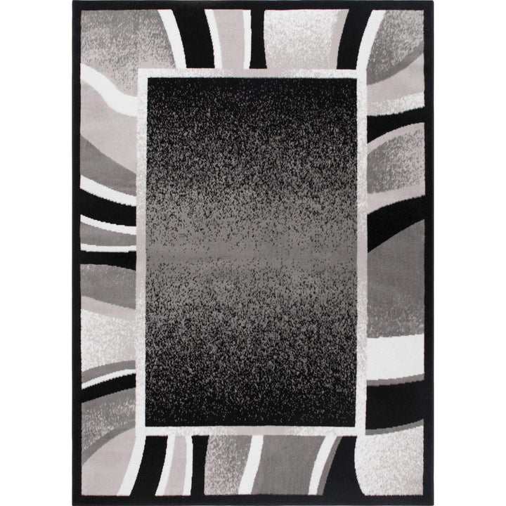 Home Dynamix Lyndhurst Rotana Modern Area Rug Contemporary Blue/Gray/Ivory