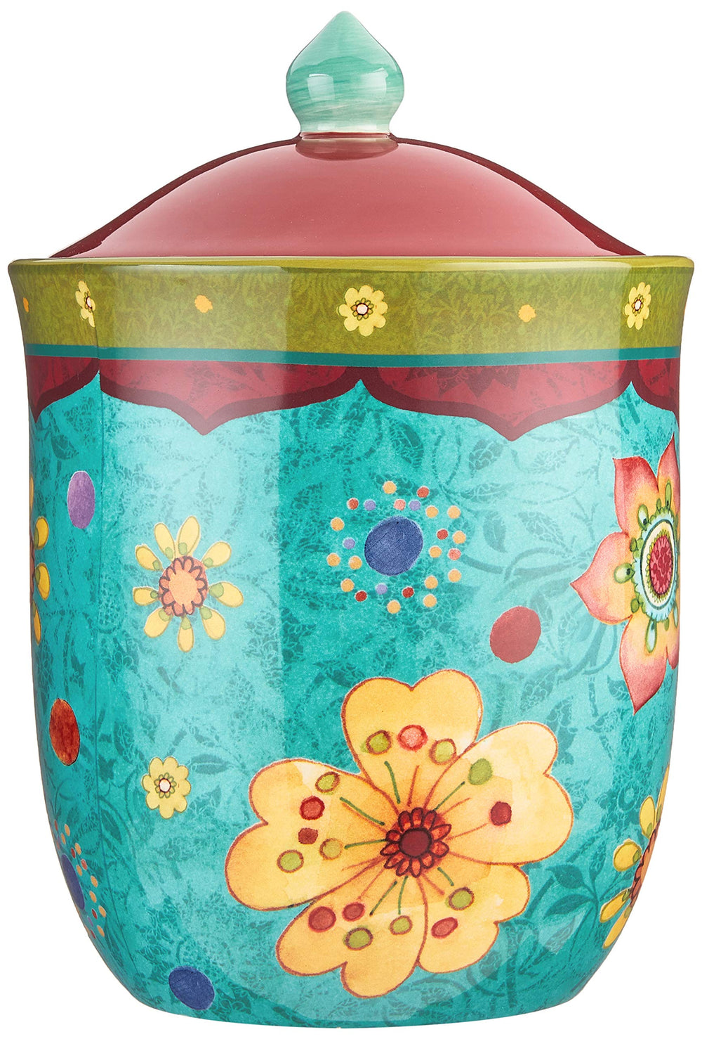 Certified International 3 Piece Tunisian Sunset Canister Set Multicolor - Diamond Home USA