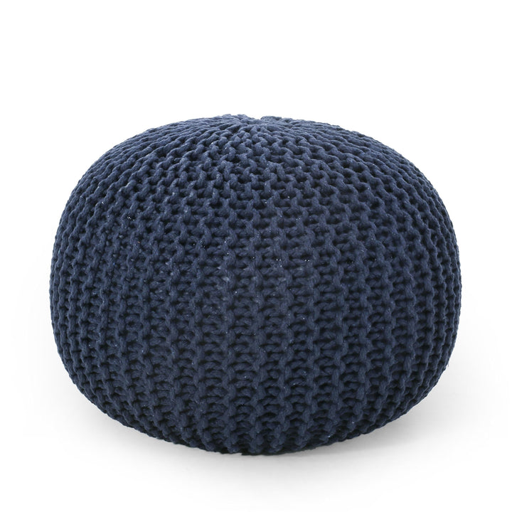 Christopher Knight Home Nahunta Pouf Navy Blue
