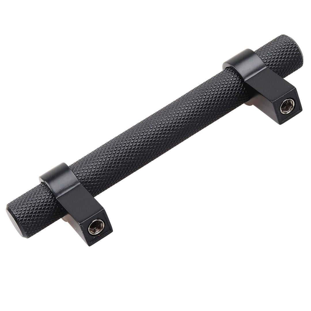 3 in Screw Center Solid Steel Bar Pull Cabinet Handle (Pack of 5) Matte Black - Diamond Home USA