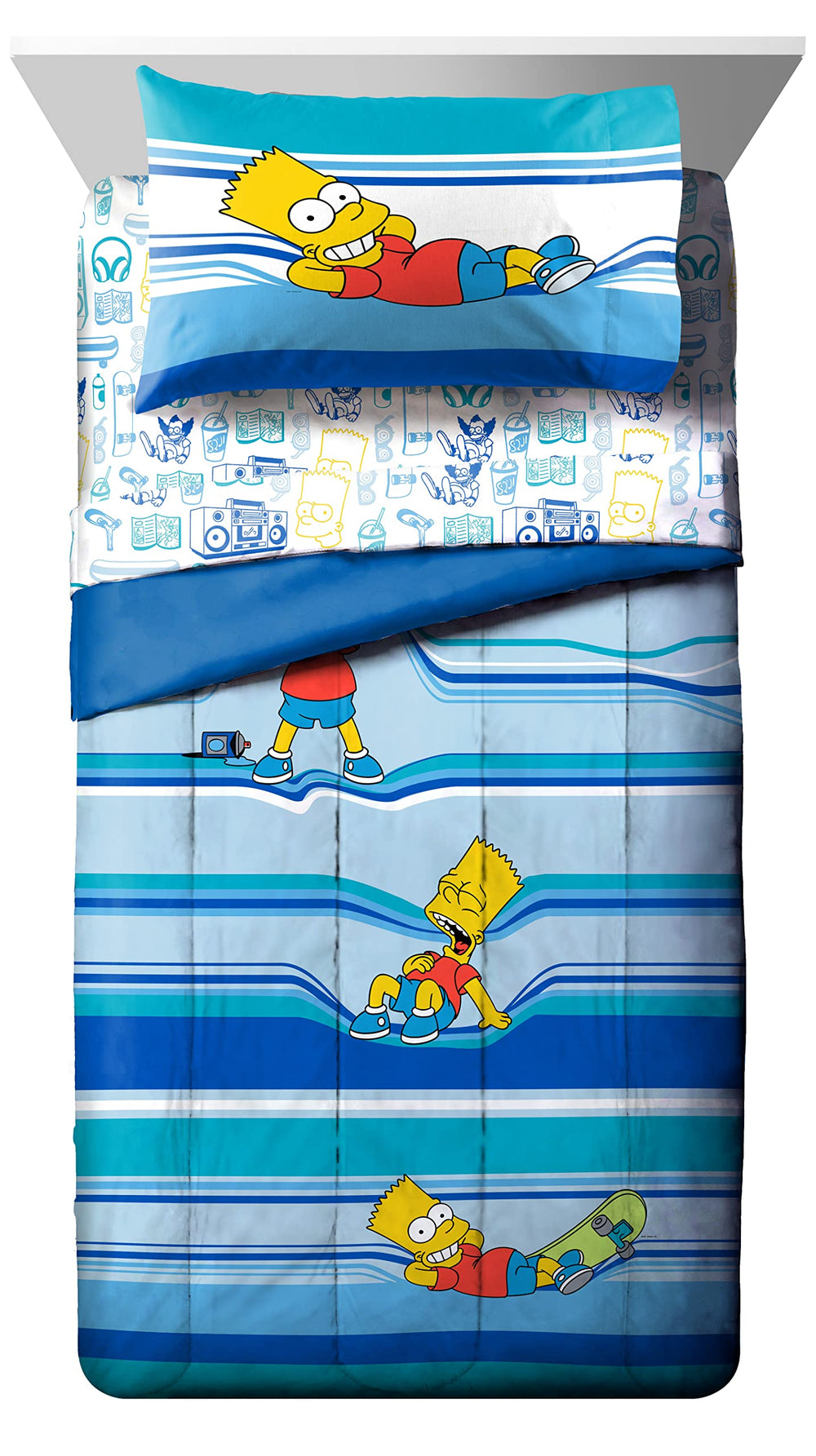 Jay Franco The Simpsons Simpsons Who Wants to Know Full Bed Set - Diamond Home USA