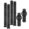 Hardware Rustic Rings Magnetic Garage Door Set (6 Piece) - Black