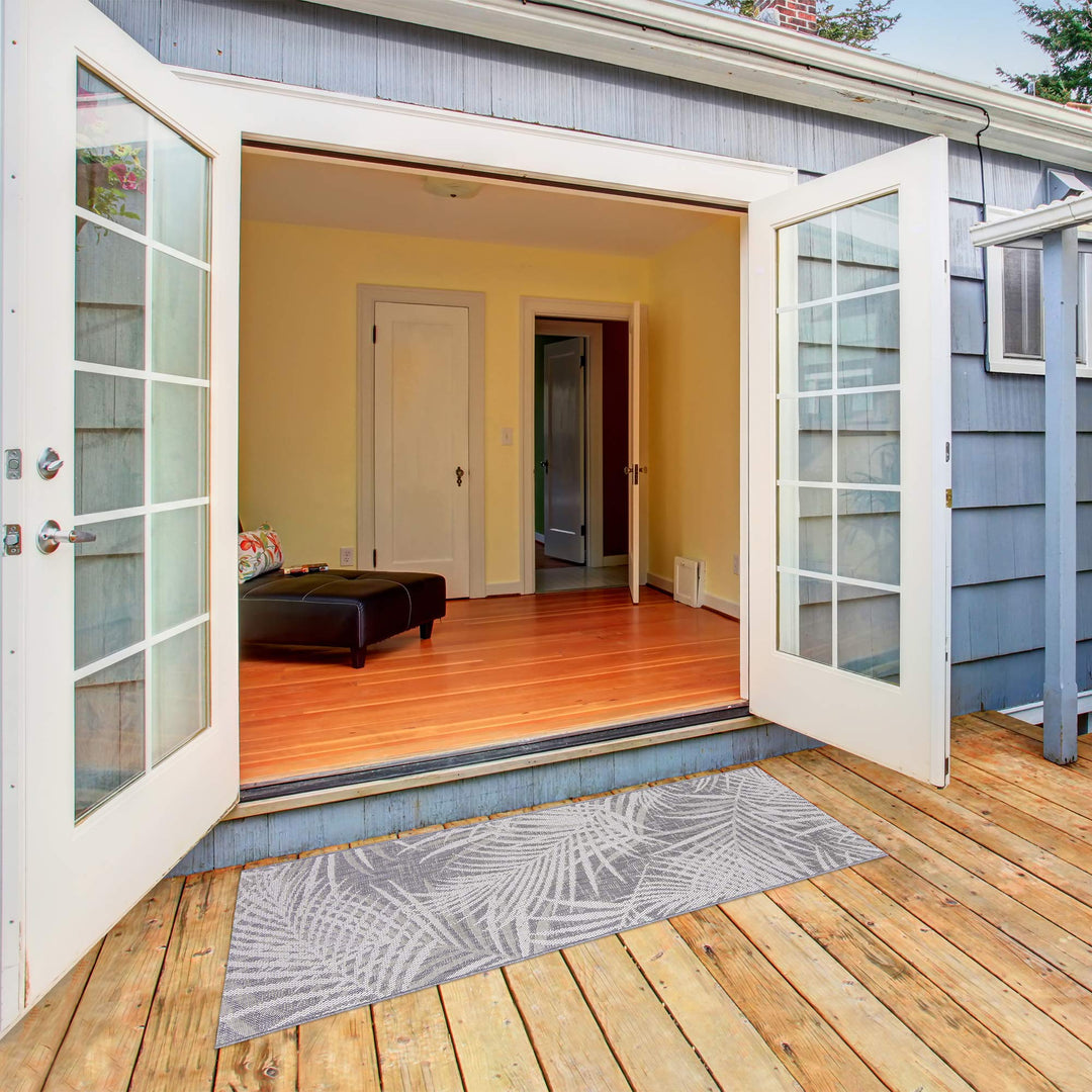 Gertmenian Indoor Outdoor Area Rug Classic Flatweave Washable Stain & UV 2'2" x 6' - Diamond Home USA