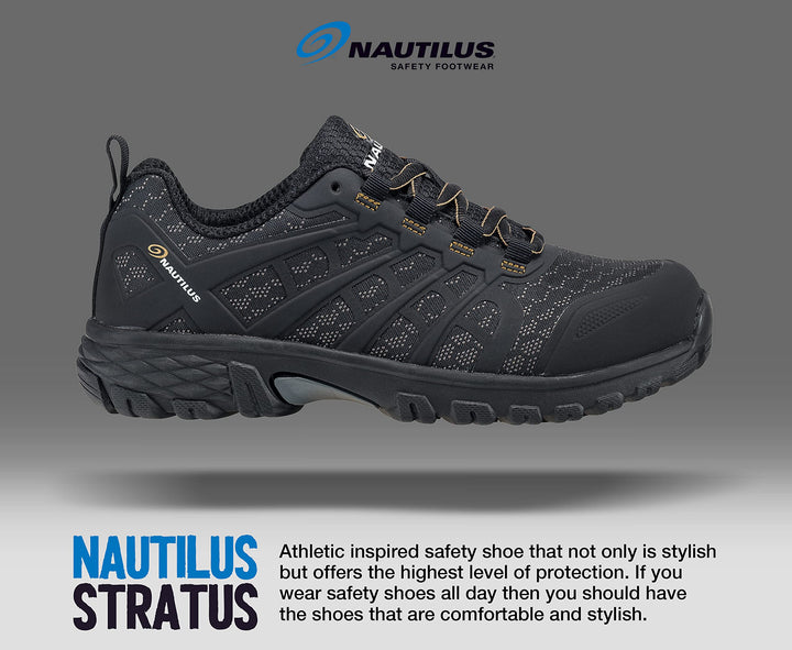 Nautilus Stratus Women's Athletic Work Shoe by FSI: Oil and Slip Resistant Steel - Diamond Home USA