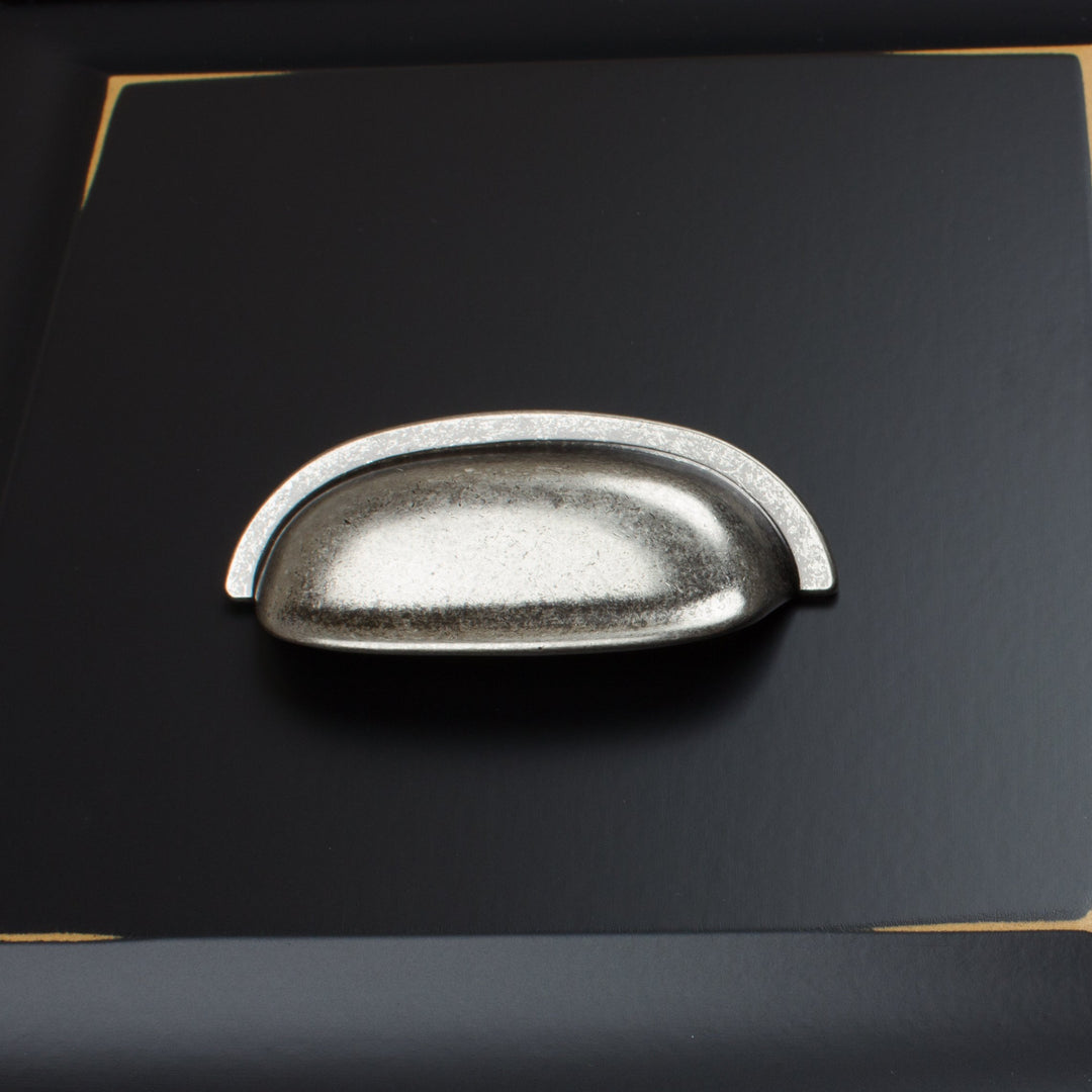 GlideRite Hardware 4081-WN-10 Classic Bin Cabinet Hardware Pull Small - Diamond Home USA