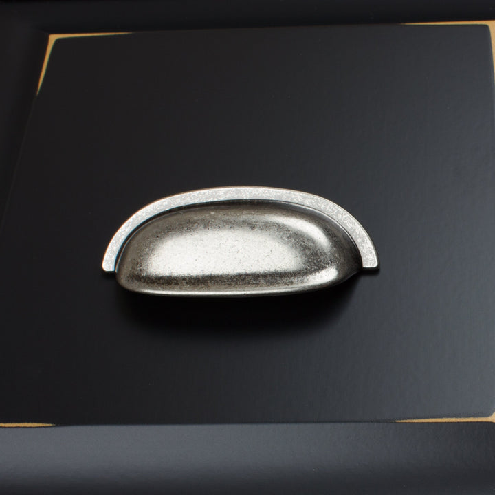 GlideRite Hardware 4081-WN-10 Classic Bin Cabinet Hardware Pull Small - Diamond Home USA