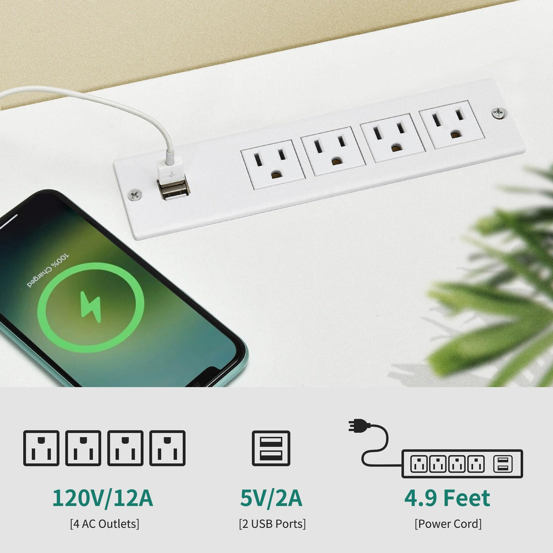 White Led Tv Stand Media nsole Table with Drawer Fits Tvs Up to 75" Modern - Diamond Home USA