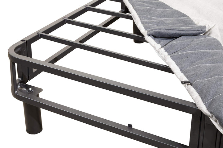 Hollywood Bed Frames Enforce Base Platform Queen Gray - Diamond Home USA
