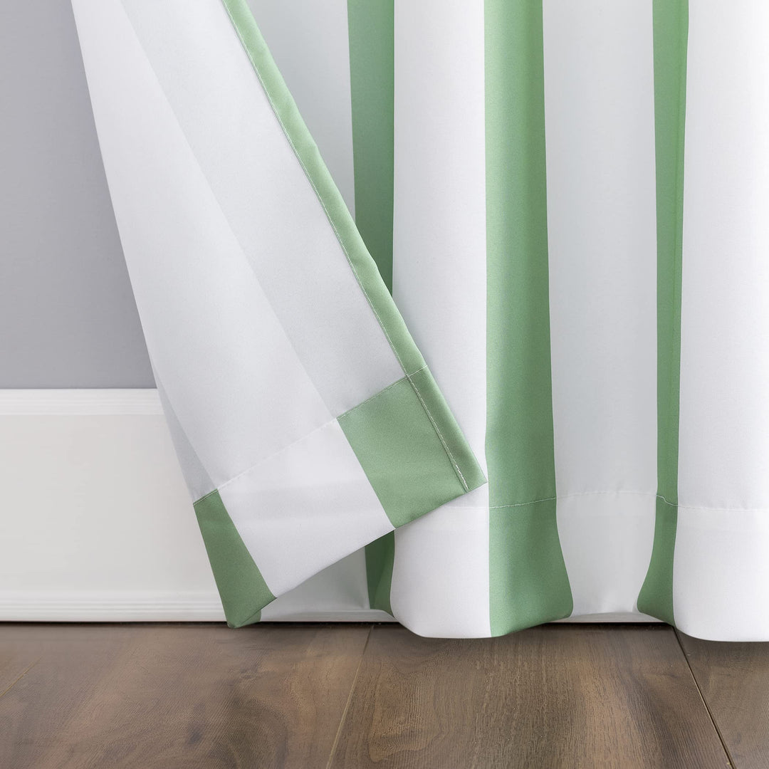 Sun Zero Valencia Cabana Stripe Indoor/ Outdoor Curtain Panel