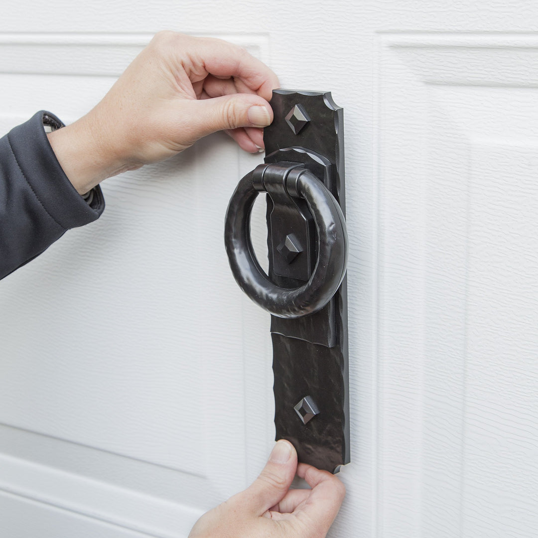 Cre8tive Hardware Rustic Rings Magnetic Garage Door Hardware (6 Piece) - Diamond Home USA