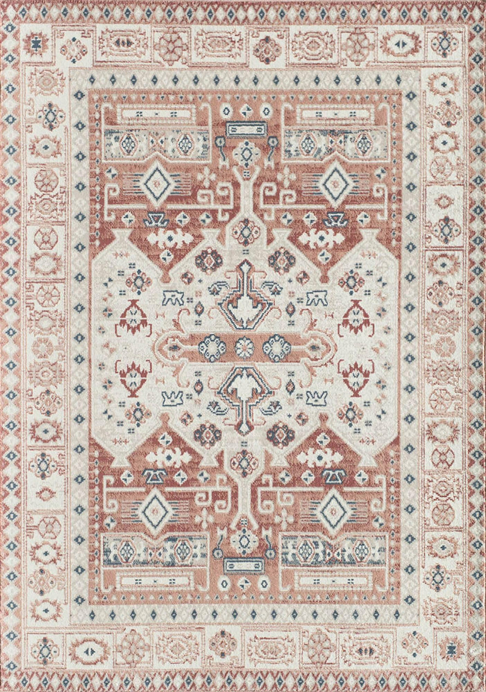 Rugs America Gallagher GL60A Sangria Koti Vintage Transitional Orange Distressed - Diamond Home USA