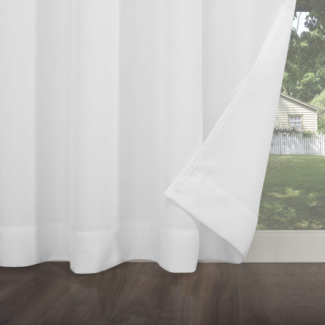 Sun Zero Marina Indoor/Outdoor UV Protectant Energy Efficient Grommet Curtain