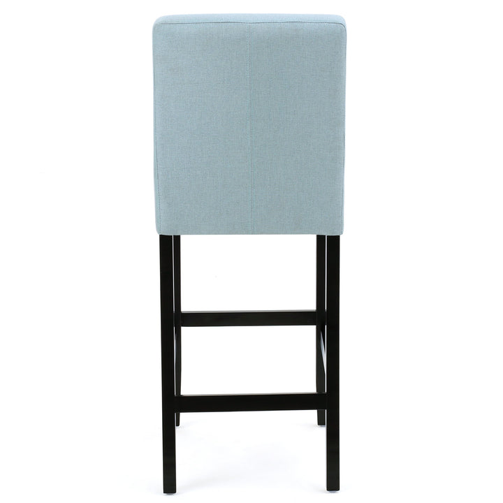 Christopher Knight Home Lopez Fabric Barstools 2-Pcs Set Light Blue - Diamond Home USA