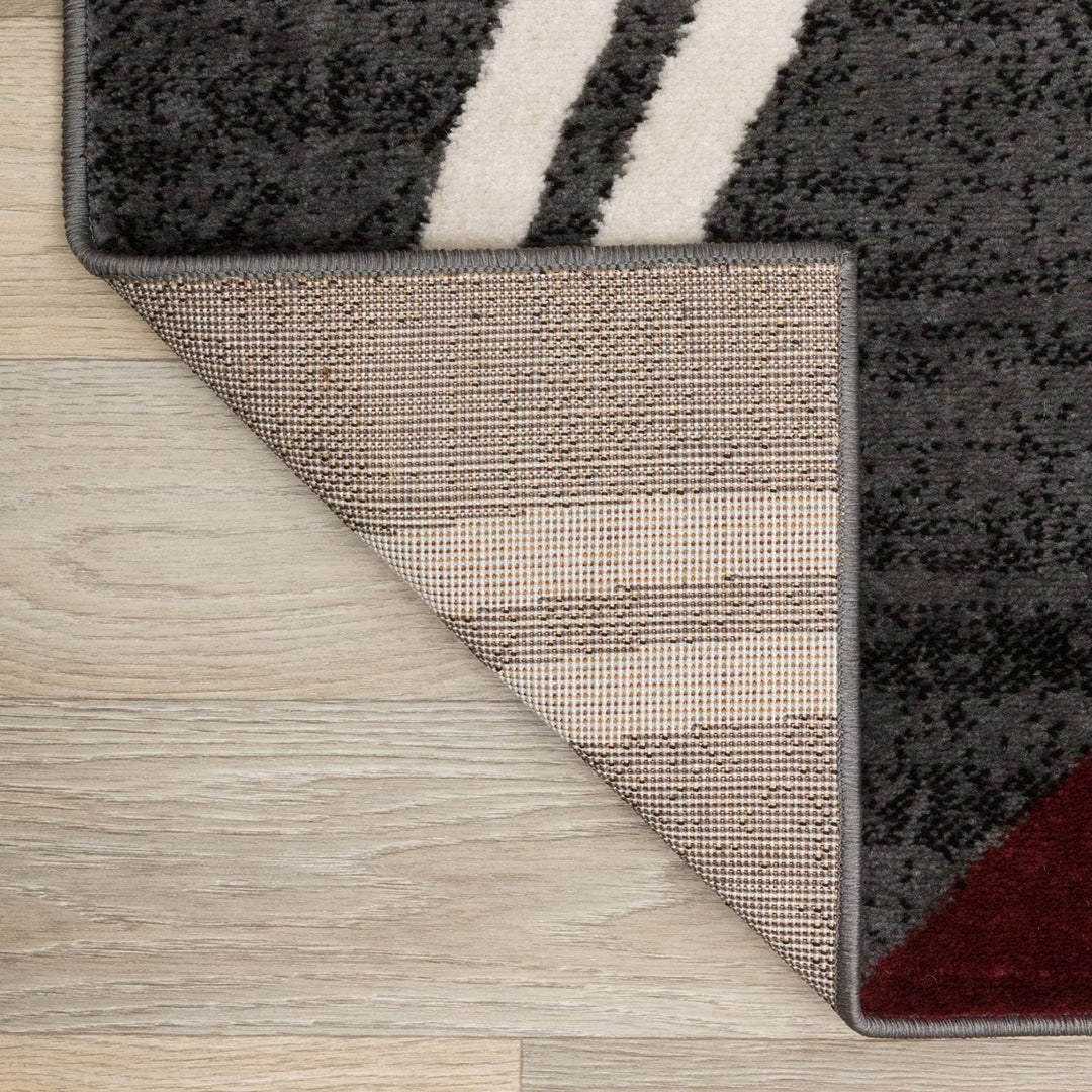 Rugshop Contemporary Abstract Circles Design Area Rug