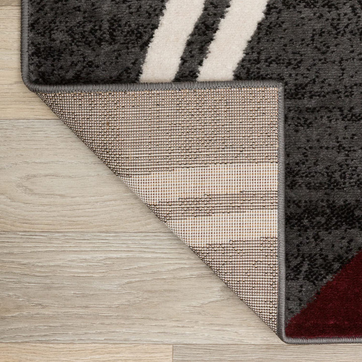 Rugshop Contemporary Abstract Circles Design Area Rug