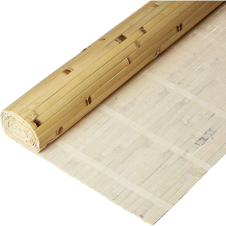 Backyard X-Scapes Inc Bamboo Panels 4FT H x 8FT L Natural RAW Burnt - Diamond Home USA