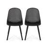 Christopher Knight Home Darleen Outdoor Dining Chair (Set of 2) Black