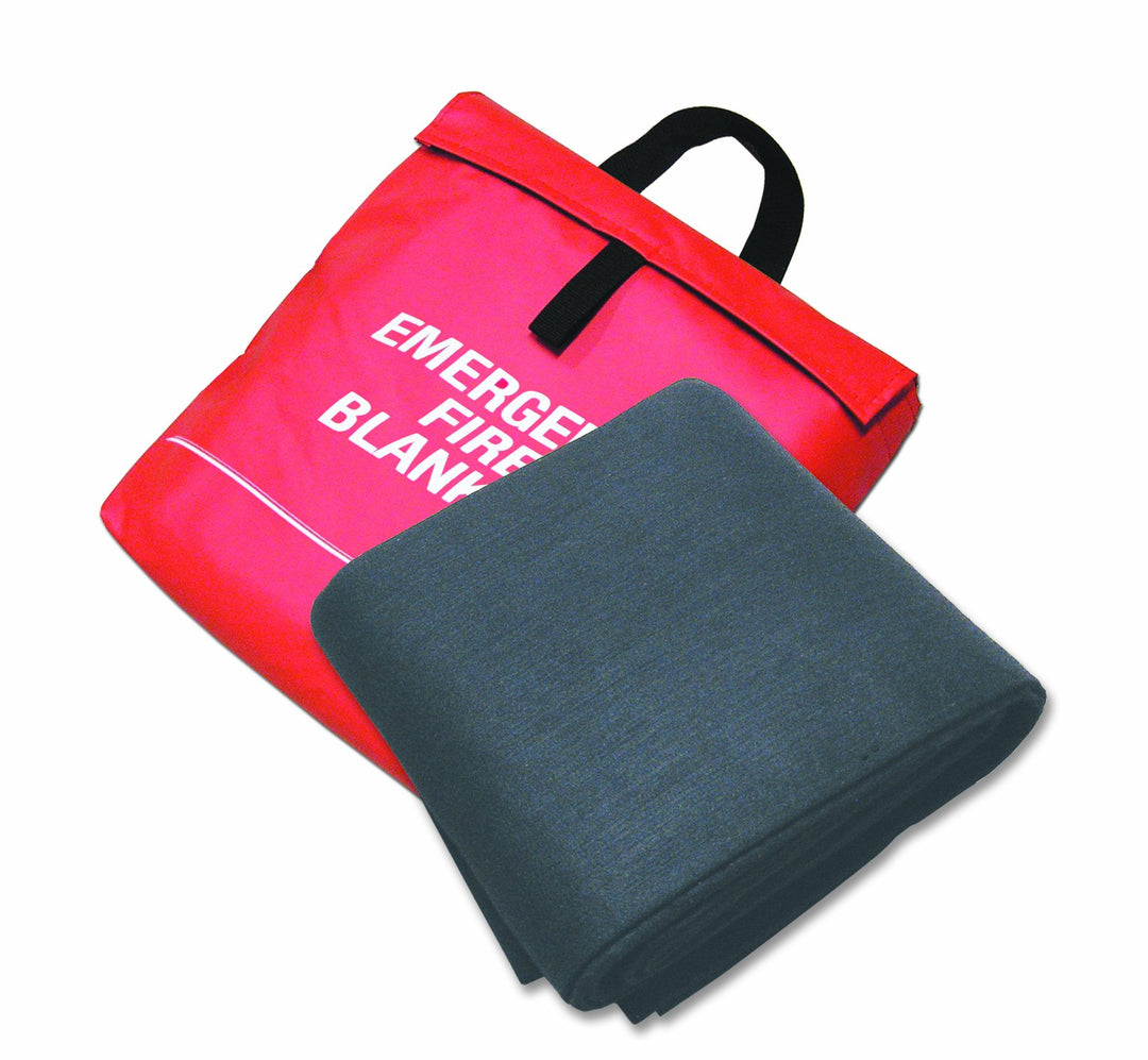 High Temperature Resistant Carbon Fiber Felt Emergency Fire Blanket with Red