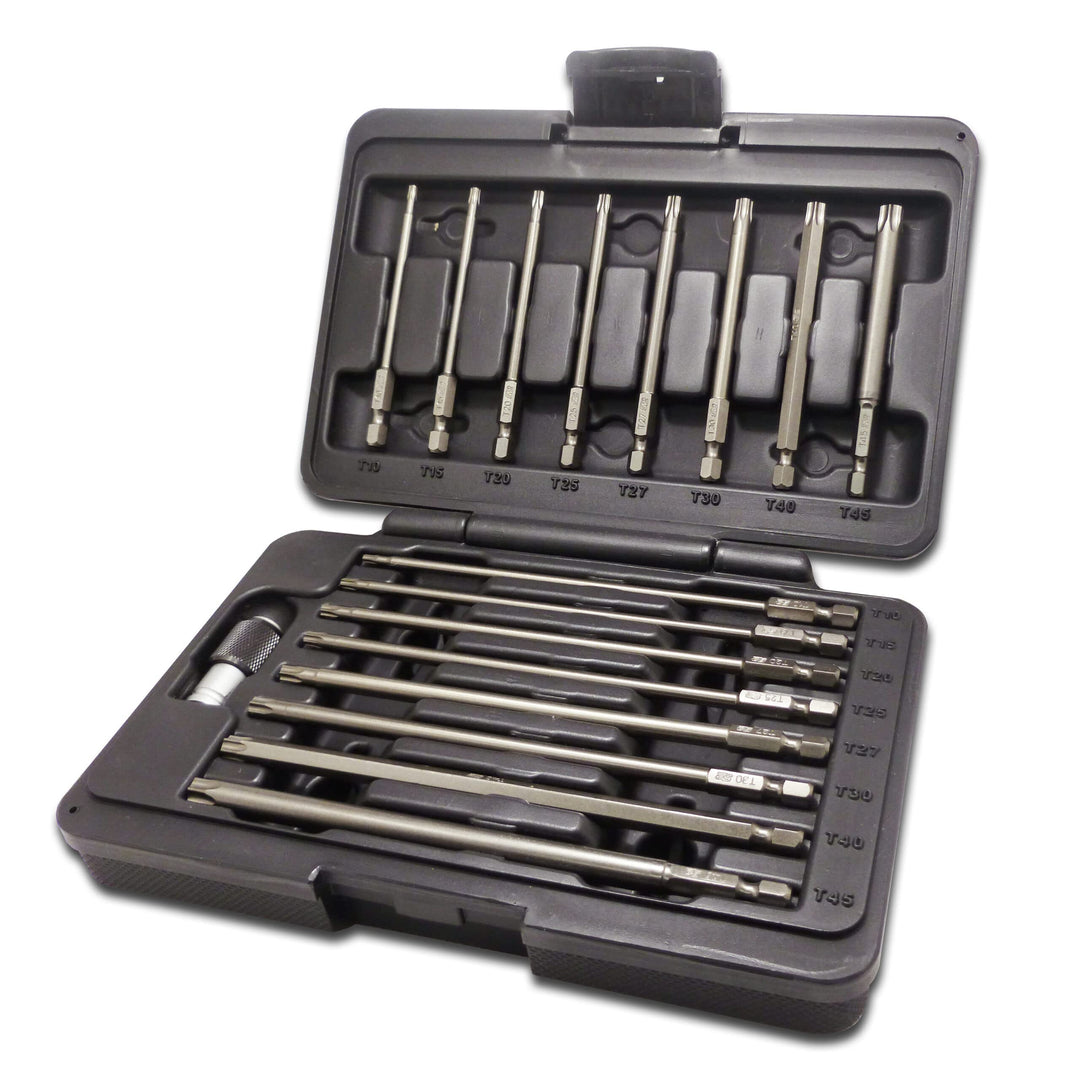 VIM Tools PDIP100 Power Drive TORX Plus Bit Set IP10 thru IP45 17 piece Set