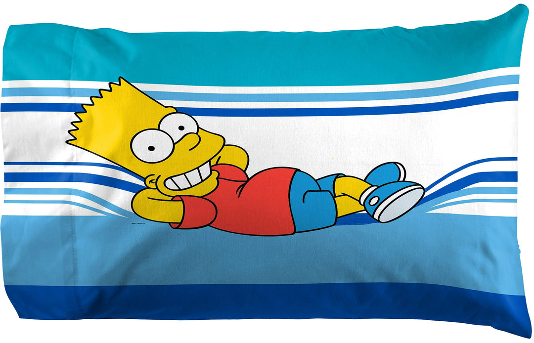 Jay Franco The Simpsons Who Wants to Know Twin Size Sheet Set - 3 Piece Set - Diamond Home USA