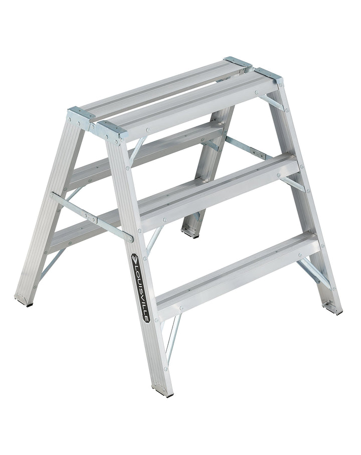 Louisville Ladder 3-foot Aluminium Sawhorse Ladder 300-Pound Load Capacity
