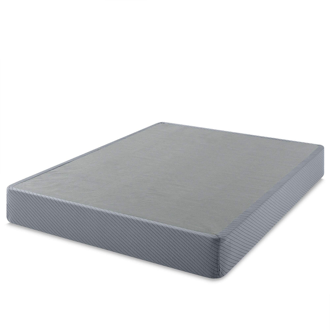 Crown Comfort Queen Size 9 Inch Heavy Duty Steel Box Spring Gray by - Diamond Home USA