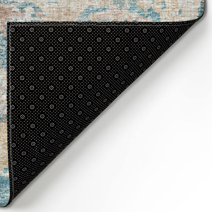 Addison Rugs Indoor/Outdoor Accord AAC34 Teal Washable 3' x 5' Indoor Outdoor - Diamond Home USA